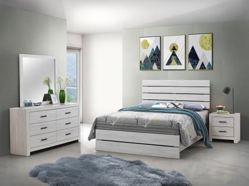 Ensemble de chambre à coucher 4 pièces Brantford Coastal White
