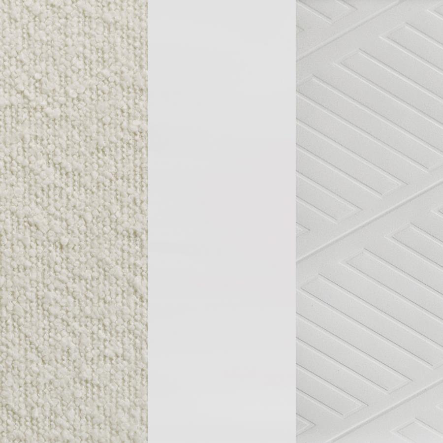 Ensemble de chambre à coucher 4 pièces Marmore Lumières LED blanches