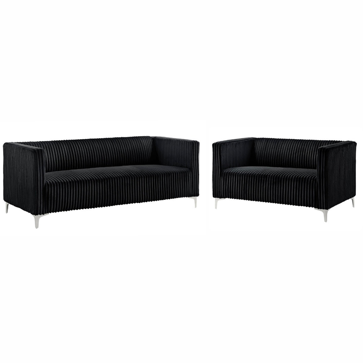 Ninda velvet living room set